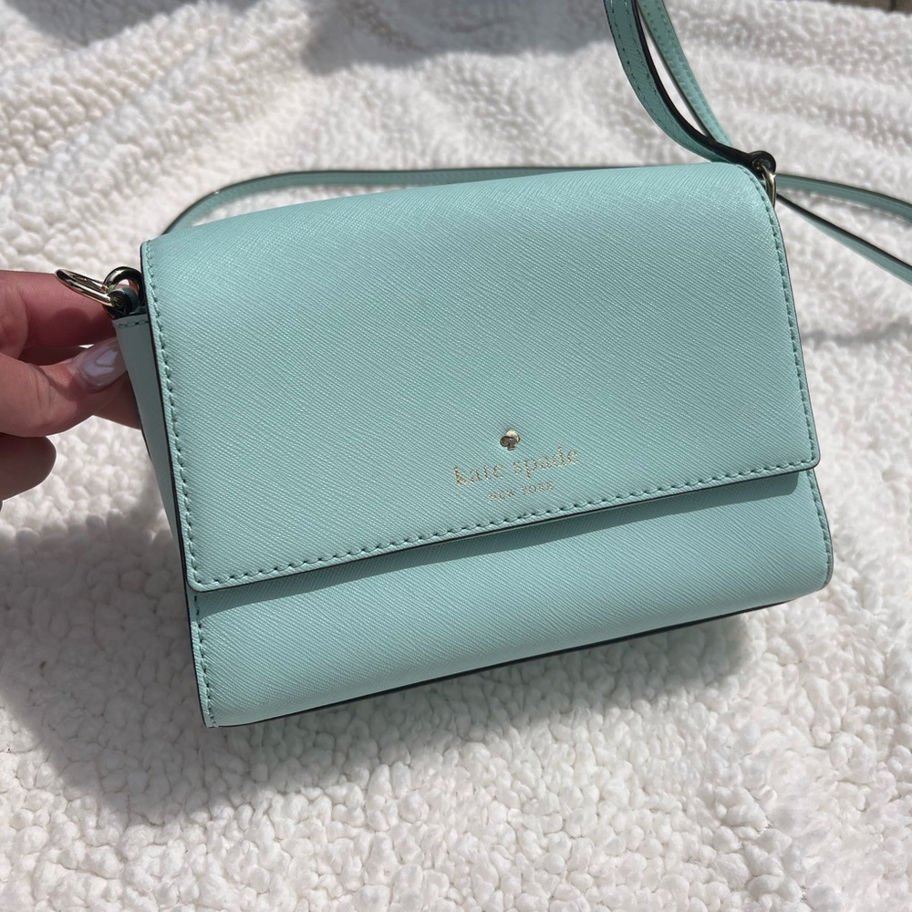 Leather Kate Spade crossbody purse